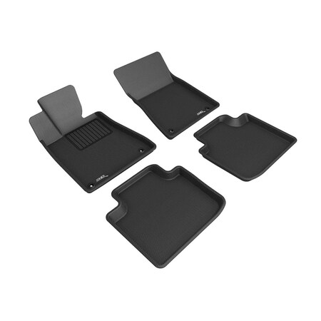 3D Maxpider R1 R2 Kagu Floor Mat Fits for 2005-2011 Lexus Gs - Black L1LX00401509